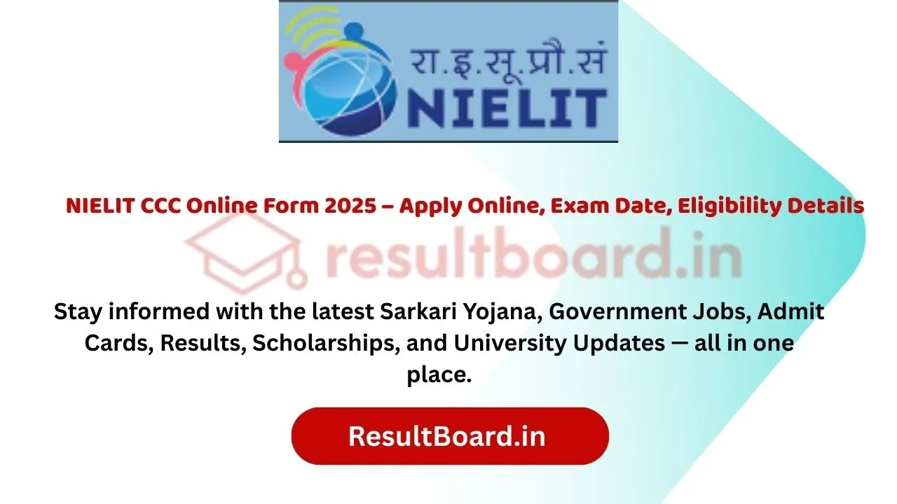 NIELIT CCC Online Form 2025