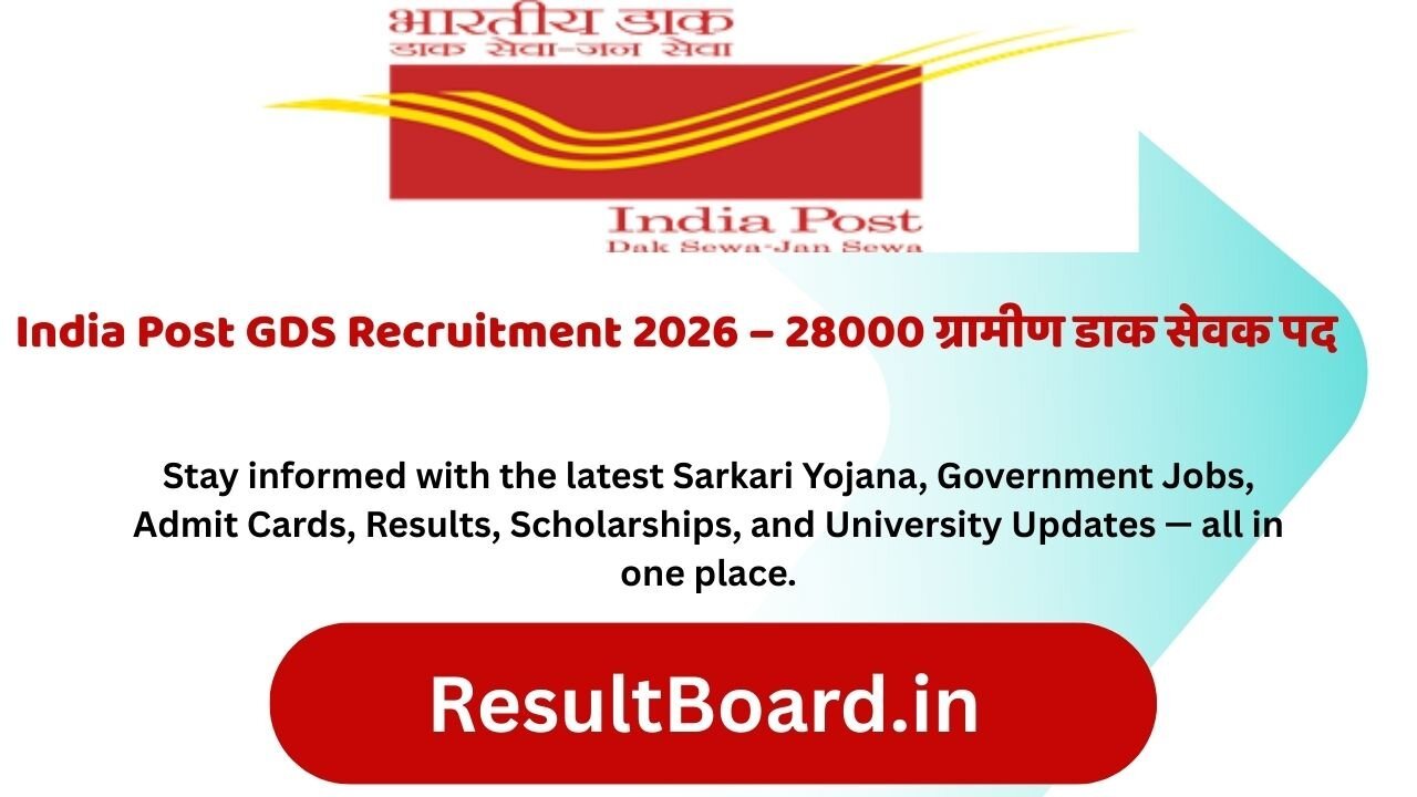 India Post GDS Recruitment 2026: Apply Online for 28,740 Vacancies