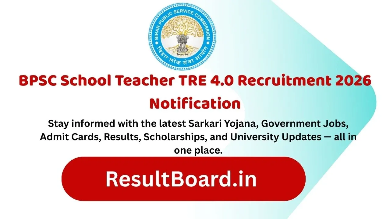BPSC TRE 4.0 School Teacher Vacancy 2026 – 44000+ Posts